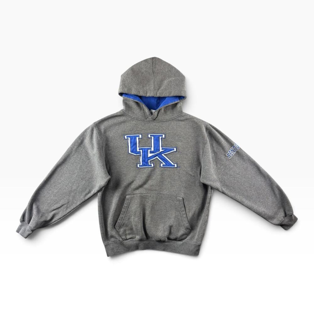 Kentucky Wildcats Hoodie Youth XL 12-14 Stadium Athletics UK Embroidered Gray